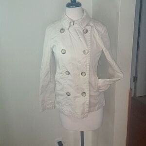 EUC Gap Khaki double breasted fully lined Pea Coat SZ S